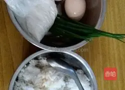 Illustration of how to make rice pancakes 1