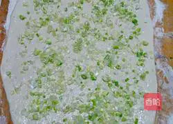 Illustration of how to make scallion pancakes 2