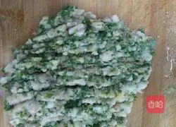 Illustration of how to make pan-fried spinach cake 3