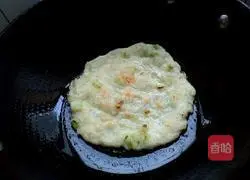 Illustration of how to make shredded white radish pancakes 7