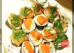 Illustration of how to make sushi 7