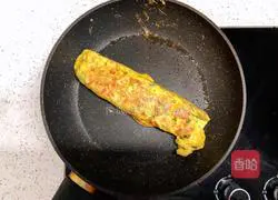 Illustration of how to make vegetable egg pancake 2