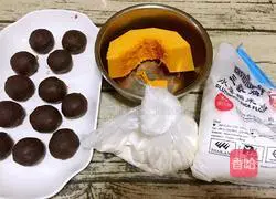 Pumpkin bean paste cake recipe 1