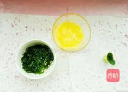 Illustration of how to make green onion pancake 2