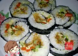 Illustrated sushi recipe 10