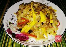 Illustration of how to make vegetarian fried pancakes 13