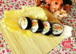 Illustration of how to make sushi at home 5
