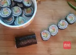 Illustration of homemade sushi 5