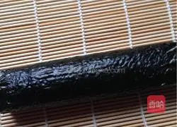 Illustration of how to make sushi 8