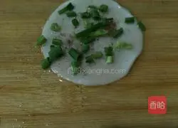 An alternative way to eat dumpling skin~~~How to make scallion pancake 5