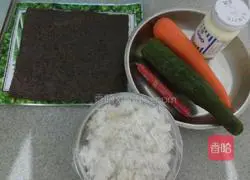 The simple and delicious way to make sushi in the countryside Illustration of how to make sushi 1