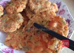 Illustration of how to make carrot pancakes 3