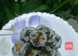 Illustration of how to make hand-rolled sushi 5