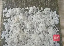 Illustration of how to make colorful sushi 5