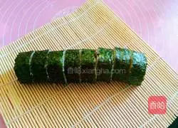 Illustration of how to make sushi 15