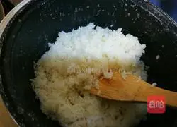 Illustration of how to make delicious ham sushi 1