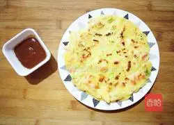 Illustration of how to make green-mouthed zucchini pancakes 4