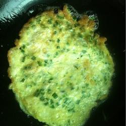 Scallion egg pancake