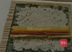 Illustration of how to make sushi 4