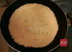 Illustration of how to make Korean egg and green onion pancake 8
