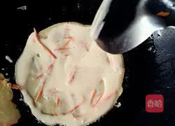 Carrot Egg Pancake Recipe Illustration 4