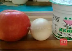 Apple yogurt egg pancake recipe 1