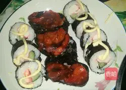 Japanese sushi recipe illustration 3