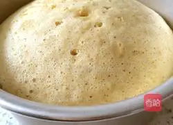 Illustrated recipe for steamed cream fruit cake 10