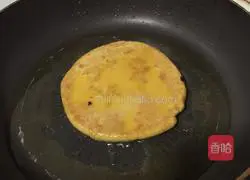 Illustration of how to make fried pumpkin cake 8