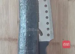 Illustration of how to make radish sushi roll 9