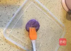 Purple Sweet Potato and Sesame Cake Recipe Illustration 11