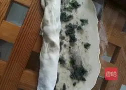 Illustration of how to make black sesame paste and scallion pancakes 4