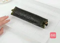 Pork floss Illustration of how to make sushi 7