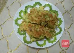 Bitter Melon Egg Pancake Recipe Illustration 11