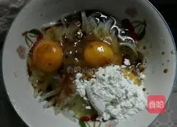 Illustration of how to make whitebait egg pancake 4