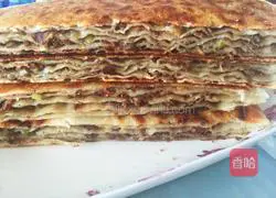 Thousand-layer meat pie recipe 12