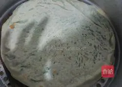 Leek Cake Illustration of how to do it 6