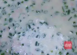 Illustration of how to make ham and egg pancakes 2