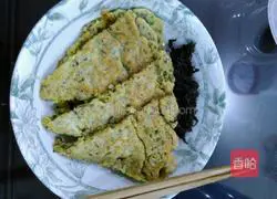 Illustration of how to make mushroom omelette 12