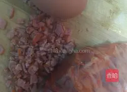 Illustration of how to make kimchi pancake 2