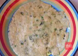 Illustration of how to make vegetable egg pancakes 6