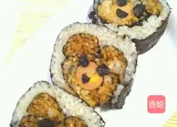 Illustration of how to make bear sushi 10