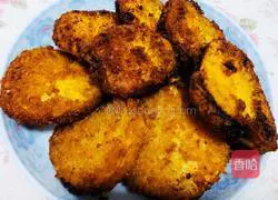 Illustration of how to make sweet potato bean paste cake 7