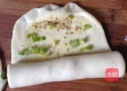 Illustration of how to make green onion cake 6