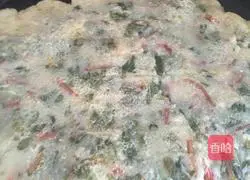 Illustration of how to make purslane pancakes 3