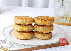 Illustration of how to make seasonal vegetable chicken pancakes 10