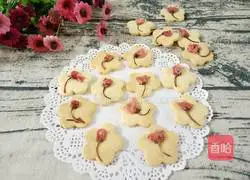 Illustration of how to make Sakura cookies 2