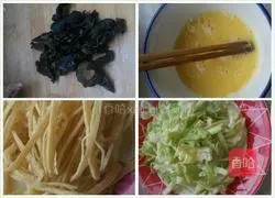 Illustration of how to make homemade fried pancakes 1 