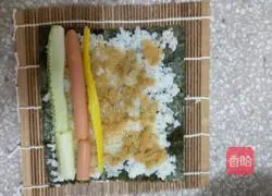 Illustration of how to make sushi 4