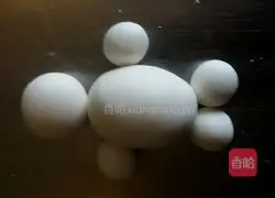 Illustration of fondant kneading (Dabai) method 4